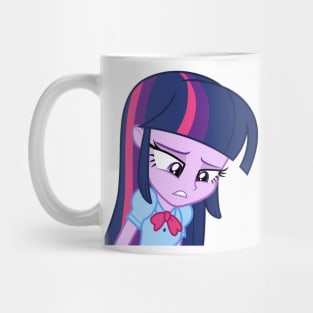 Sad EQG Twilight Sparkle Mug